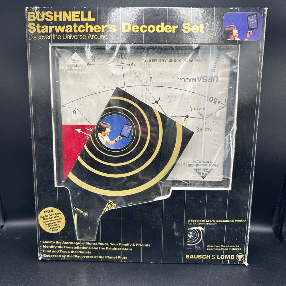 Bushnell Starwatcher's Decoder Set star gazing constellations Bausch & Lomb